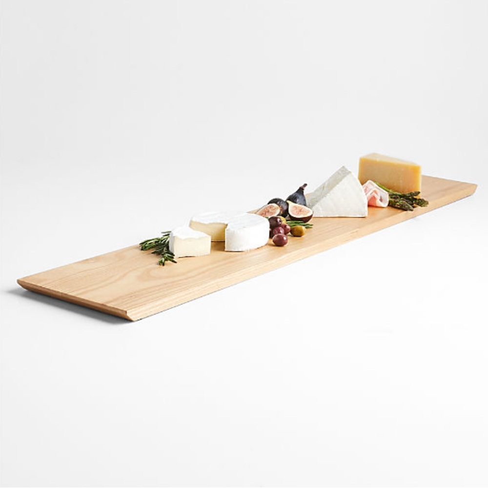 New! Crate&Barrel Cheeseboard size 36” in Ashwood